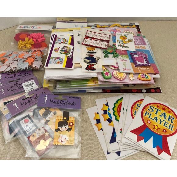 Mixed Lot Scrapbooking Crafting Stickers Holiday and All Occasions Most Unopened - Picture 1 of 9